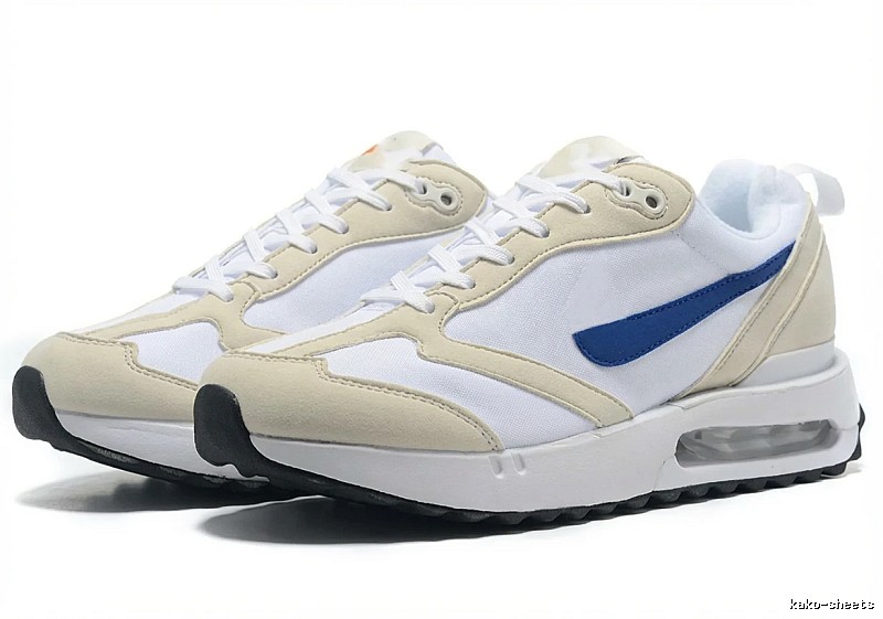 Nike Air Retro White and Blue Shoes