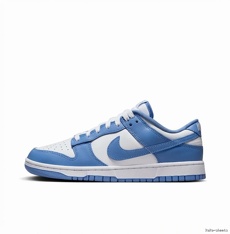 Nike Dunk Low Blue and White Trendy Shoes