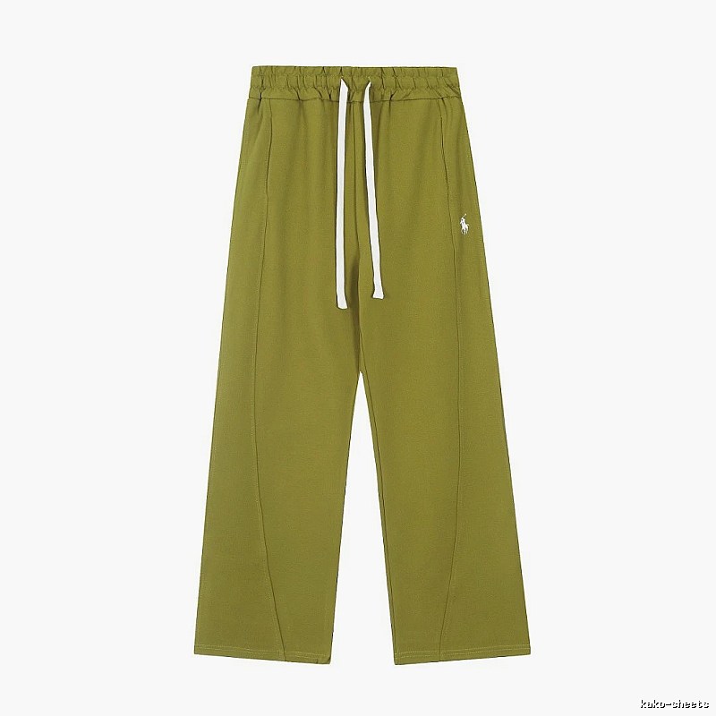 Olive RalphLauren Drawstring Casual Pants - Streetwear Edit
