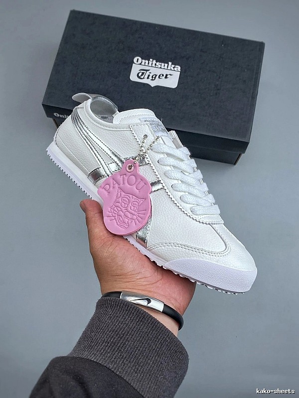 Onitsuka Tiger White Low-Top Sneakers, Clean Low Profile