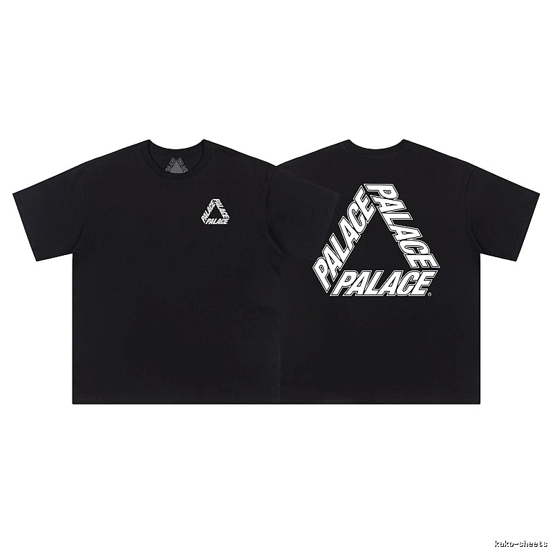 Palace Classic Triangular Street Style Black T-Shirt