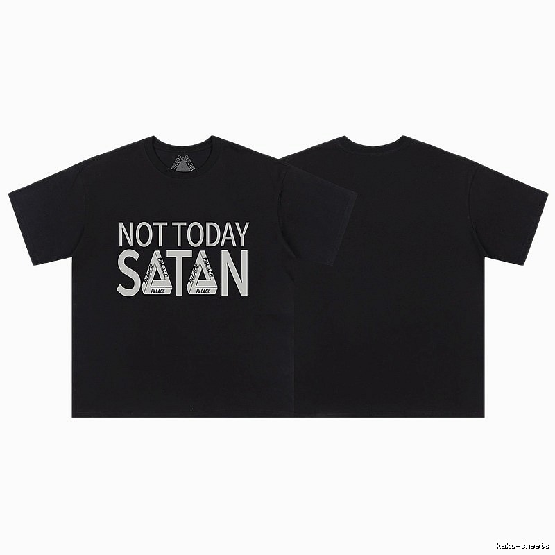 Palace Triangle Print Street Style Black T-Shirt