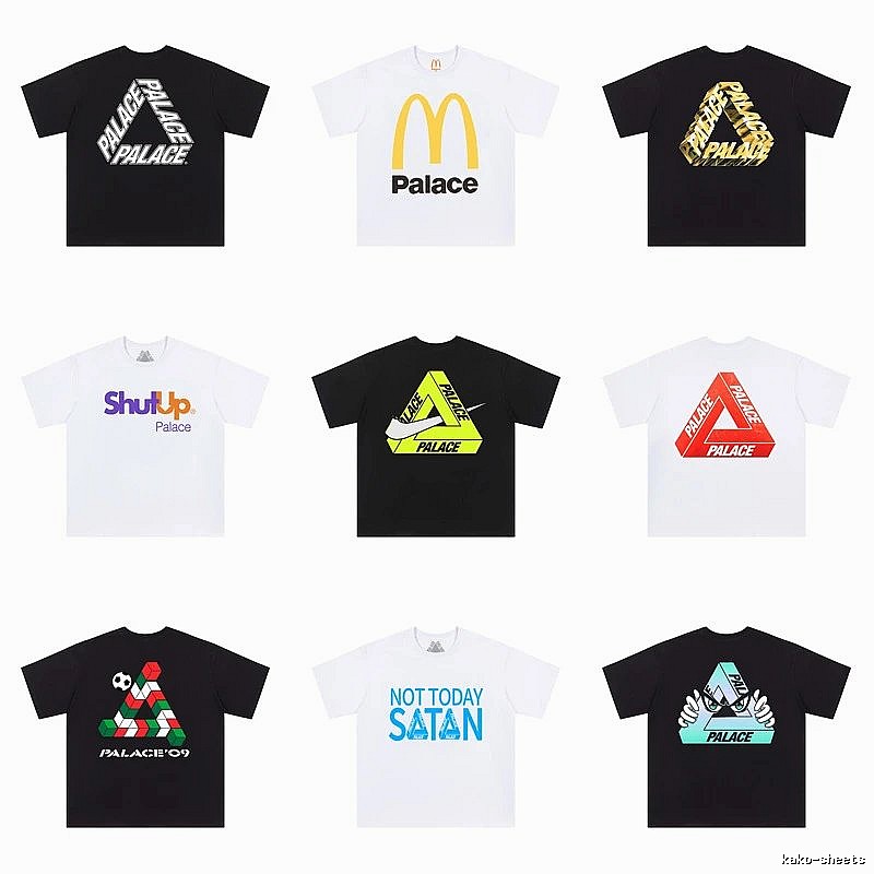 Palace Triangle Series Street Style Multicolor T-shirt