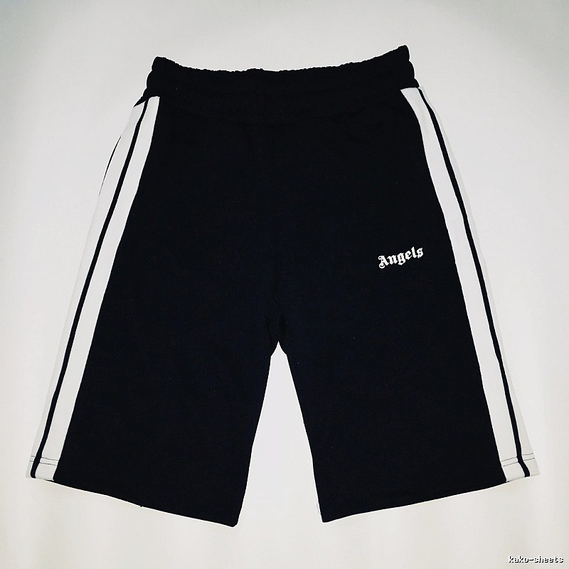Palm Angels Classic Track shorts Black Side Stripe for Daily Styling