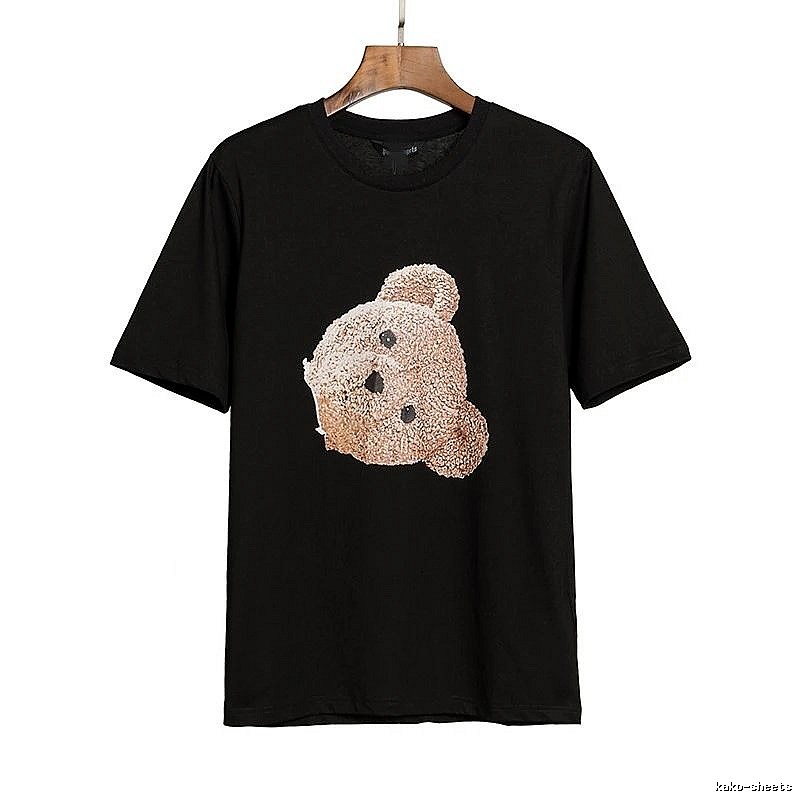 Palm Angels Lightweight Bear graphic T-shirt White Colorful Bear for Gift Ideas