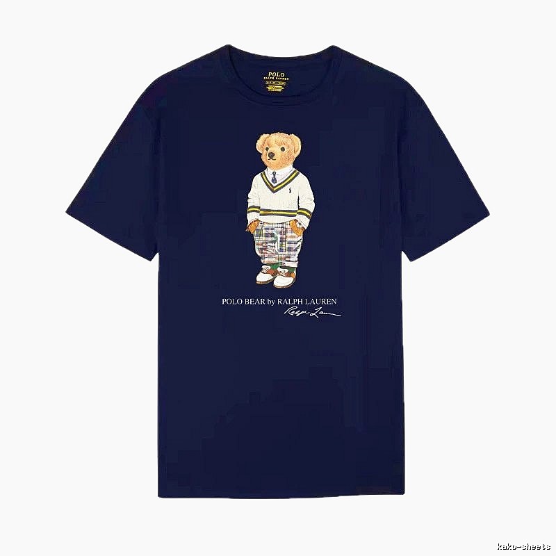 Ralph Lauren Bear Trend Brand Sapphire Blue T-shirt