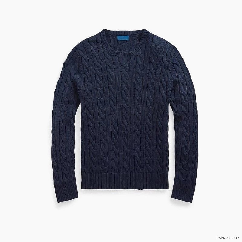 Ralph Lauren Classic Cable-knit sweater Navy Cable Knit for Daily Styling