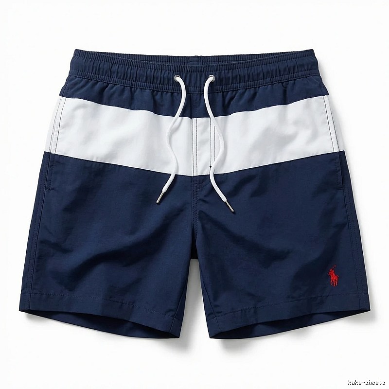 Ralph Lauren classic color-blocking shorts