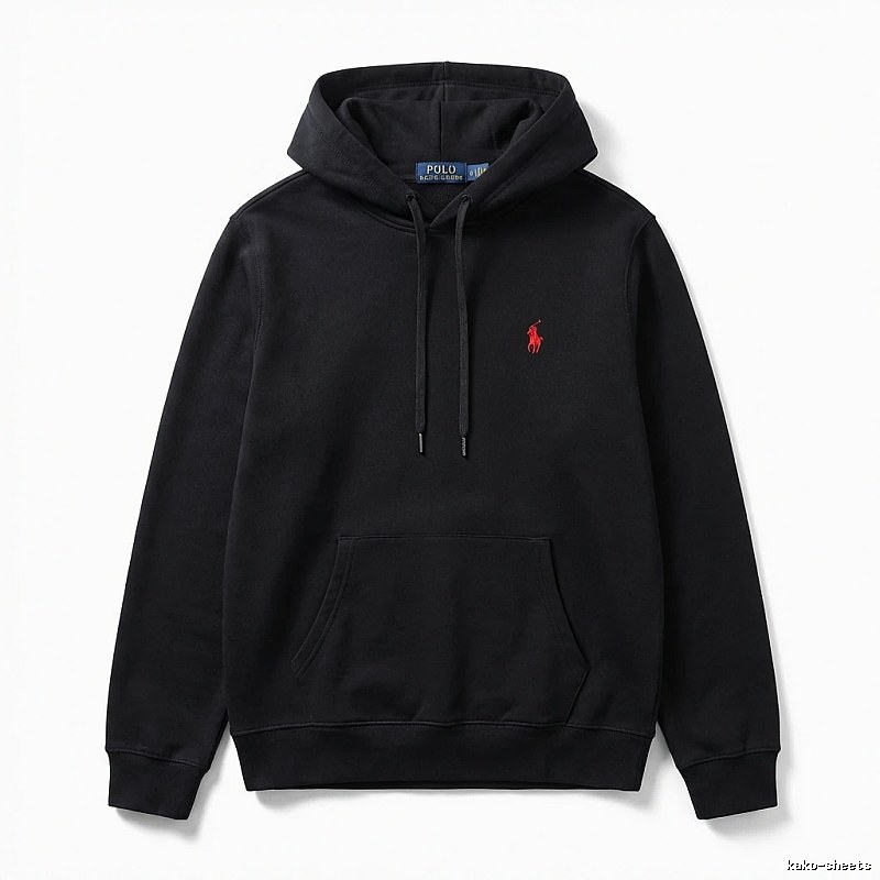 Ralph Lauren Polo hooded black sweatshirt