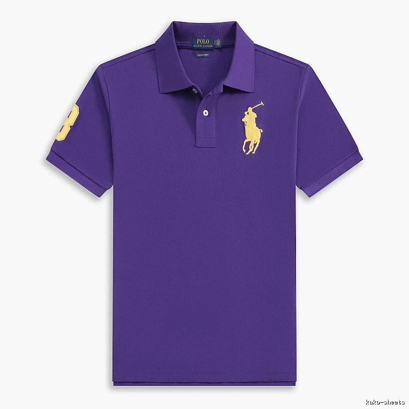 Ralph Lauren Polo Purple Classic Style Short-Sleeve