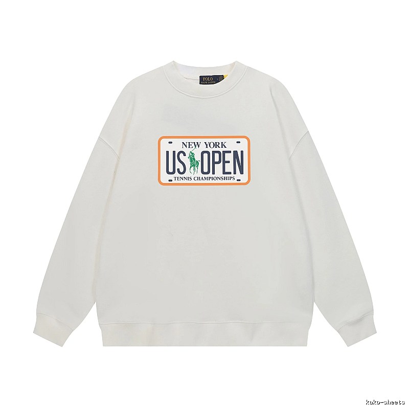 Ralph Lauren US OPEN White Sweatshirt