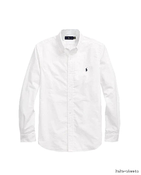 Ralph Lauren White Button-Down Shirt Casual Layering