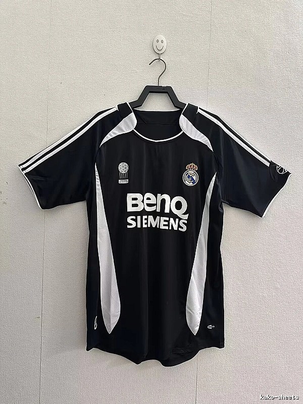 Real Madrid Lightweight Retro Teka soccer jersey White Retro Football for Trend Styling