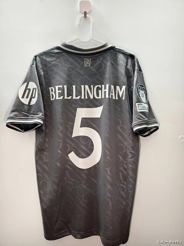 Real Madrid Premium Style Bellingham #5 soccer jersey White Real Madrid for Minimal Outfits