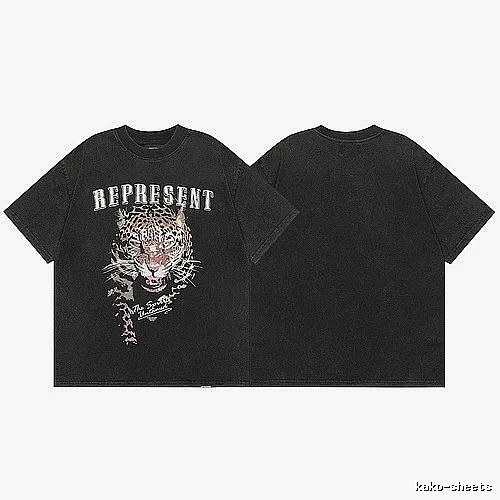 Represent Black Style 821 Owners Club T-Shirt Soft Neutral Logo