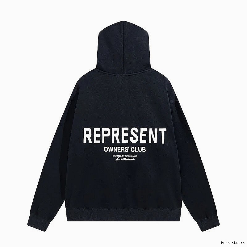 Represent Classic Owners Club hoodie Navy Large Represent for Daily Styling