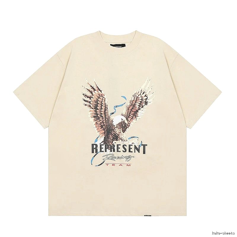 Represent Flying Eagle Vintage Beige T-Shirt