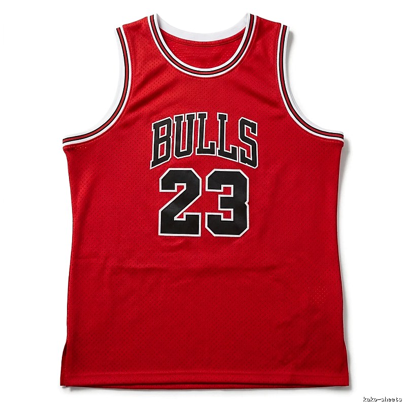 Retro-style red jersey of the Michael Jordan