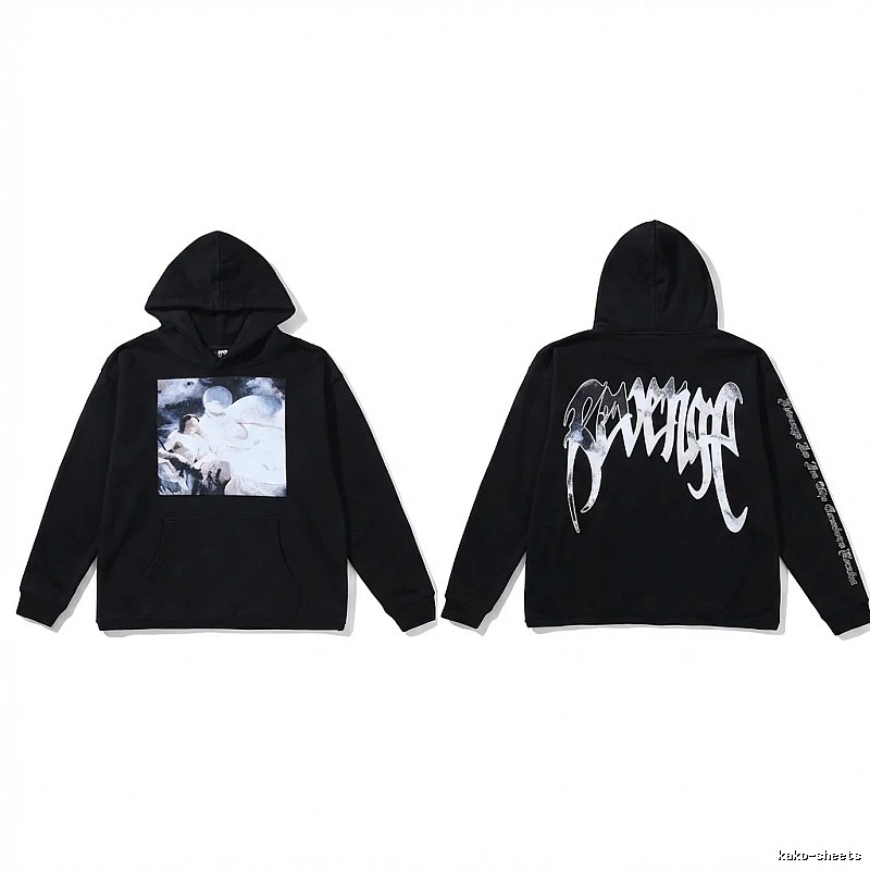 Revenge dark style black hoodie