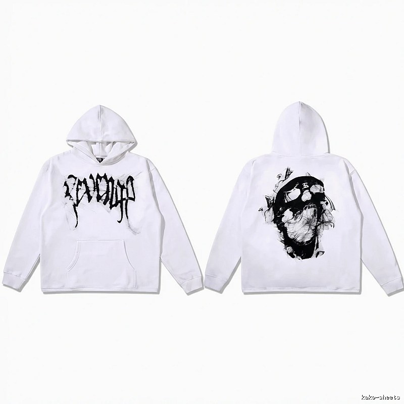 Revenge dark - style white hoodie