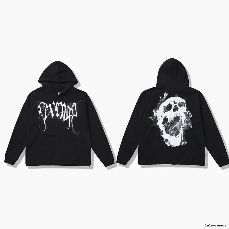 Revenge Skull Dark Style Hoodie