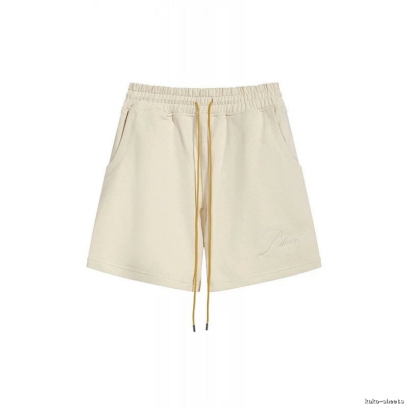 RHUDE's simple and casual style off-white shorts