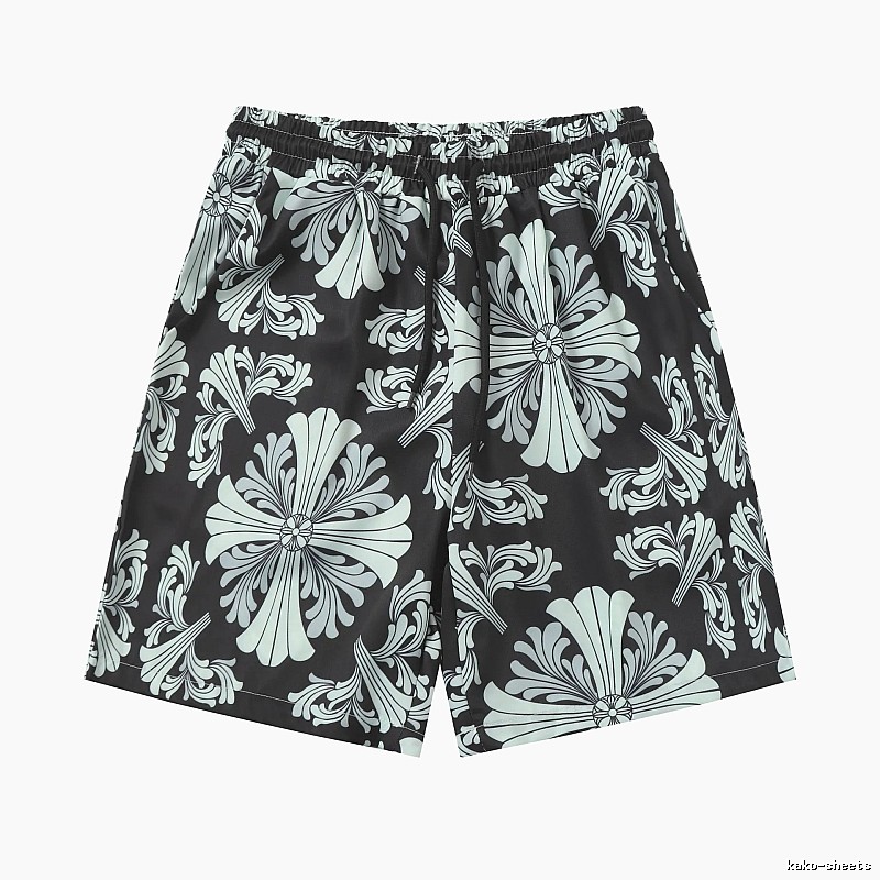 Shorts Styling Black Floral Button Shirt Resort Wear