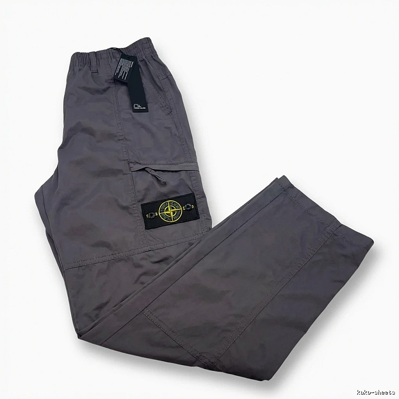 Stone Island Utility-style Grey Trousers