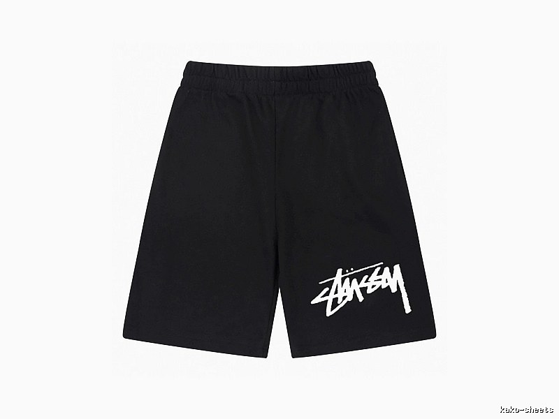 Stussy basic black shorts