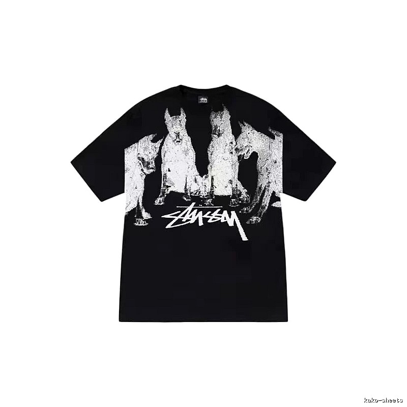 Stussy Classic Graphic T-shirt Black White Stussy for Daily Styling