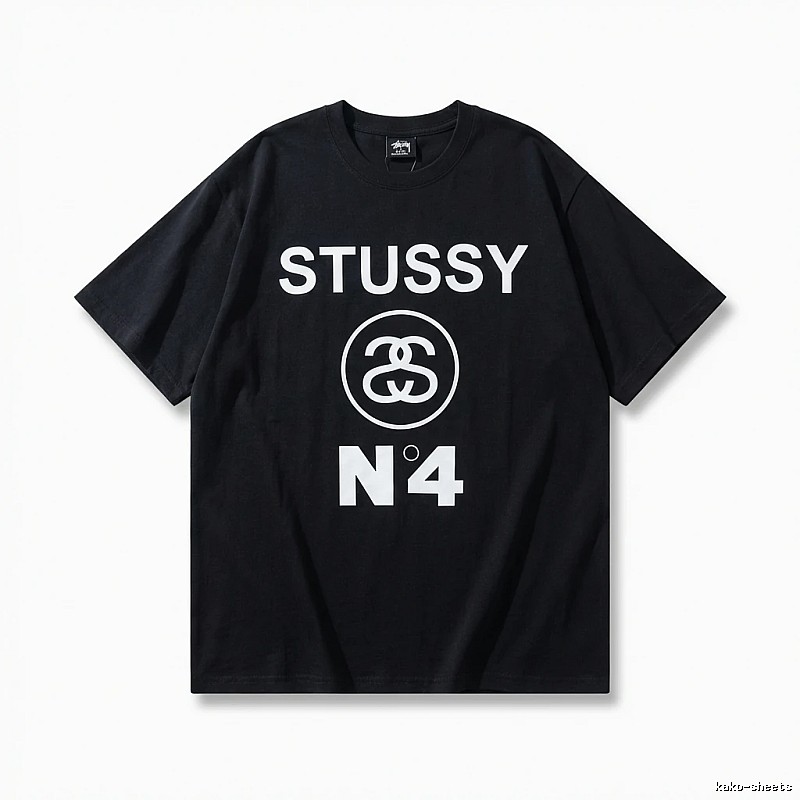 Stussy classic style black T-shirt