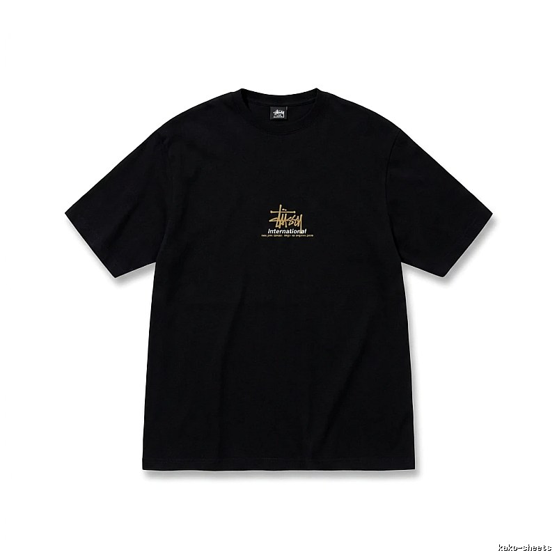 Stussy International Style Black T-shirt