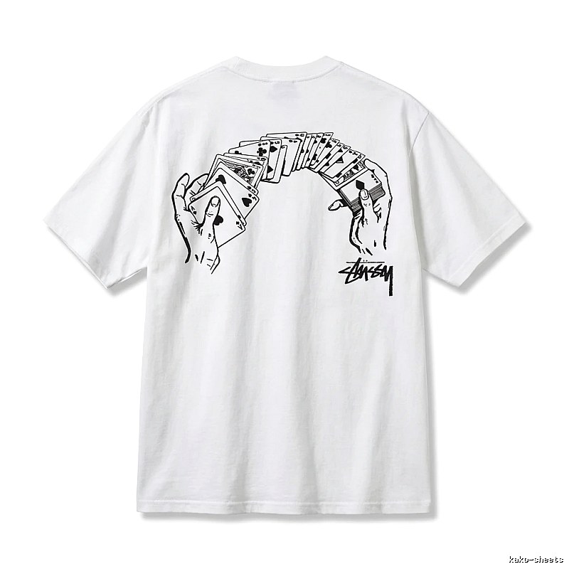 Stussy Poker Print Style T-shirt