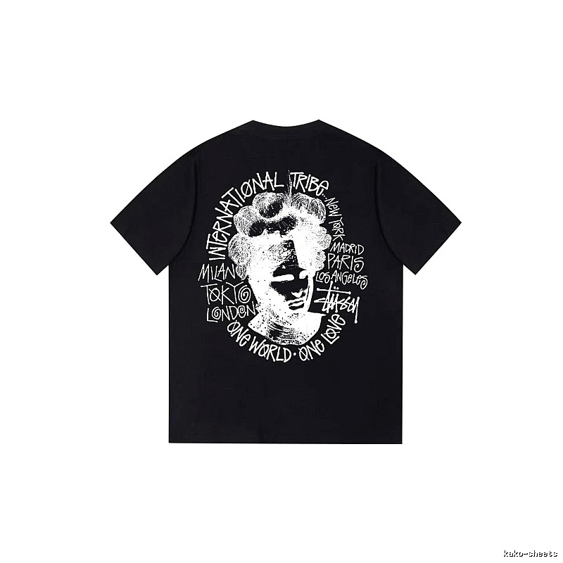 Stussy Weekend Graphic T-shirt Black White Stussy for Seasonal Looks