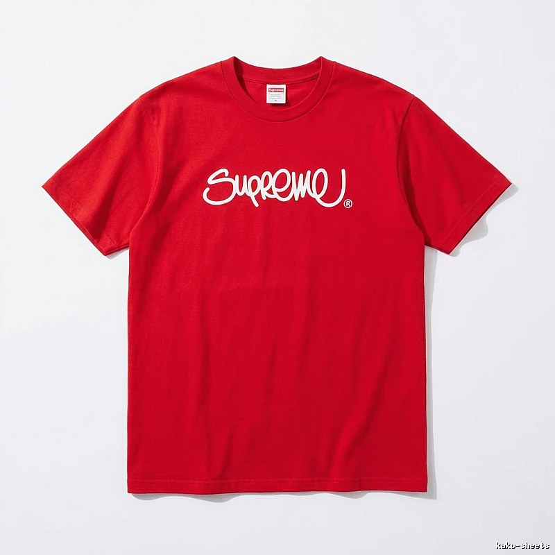 Supreme basic red T-shirt