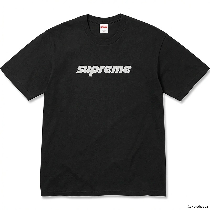 Supreme basic simple black T-shirt