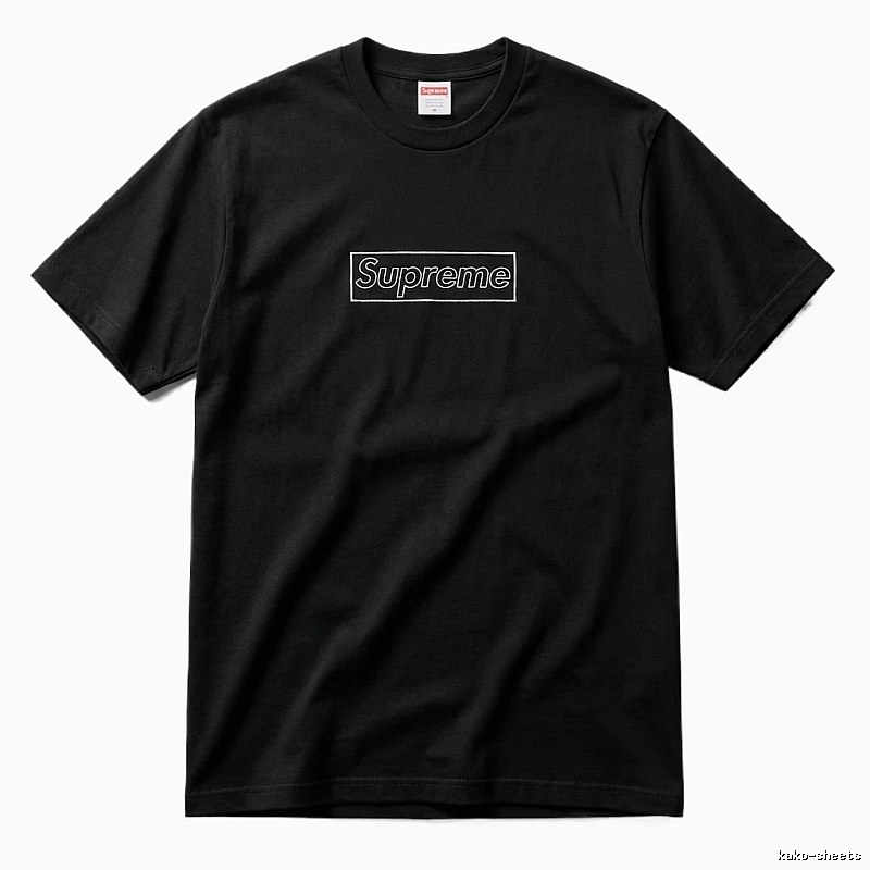 Supreme Basic Style Simple Black T-shirt