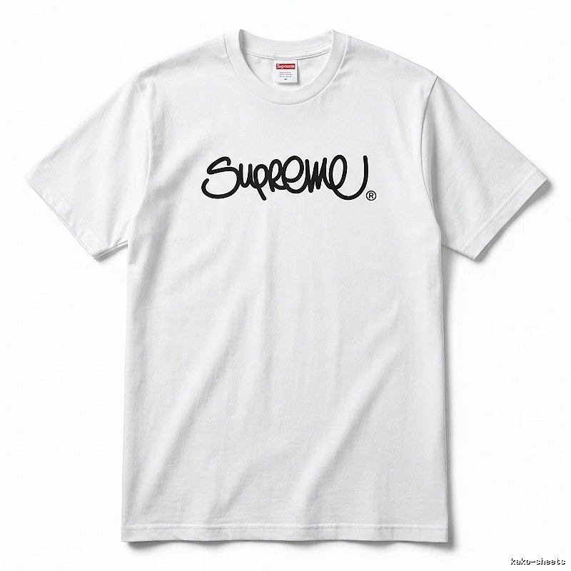 Supreme basic white T-shirt