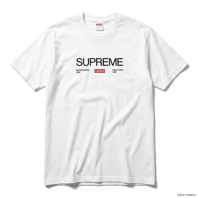 Supreme basic white T-shirt