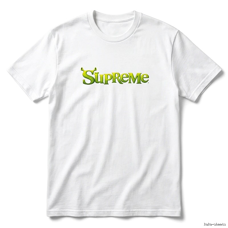 Supreme Fluorescent Green Trendy T-shirt