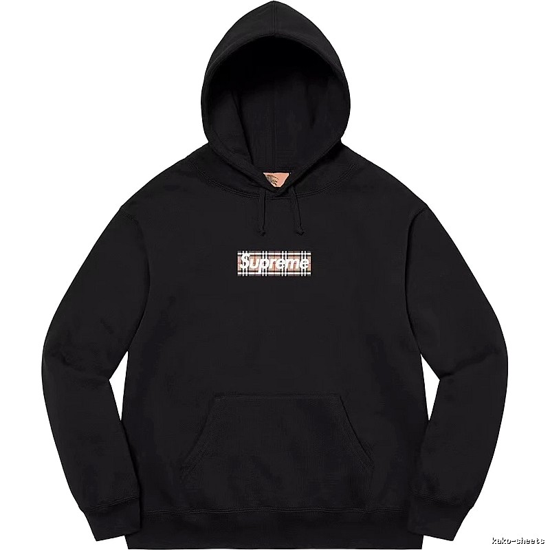 Supreme Monogram Logo hoodie Gray Red Oversized for Casual Outfits