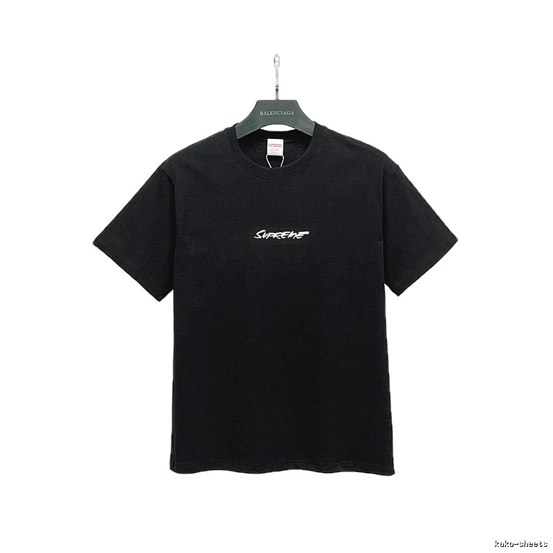 Supreme Printed Street-style Black T-Shirt