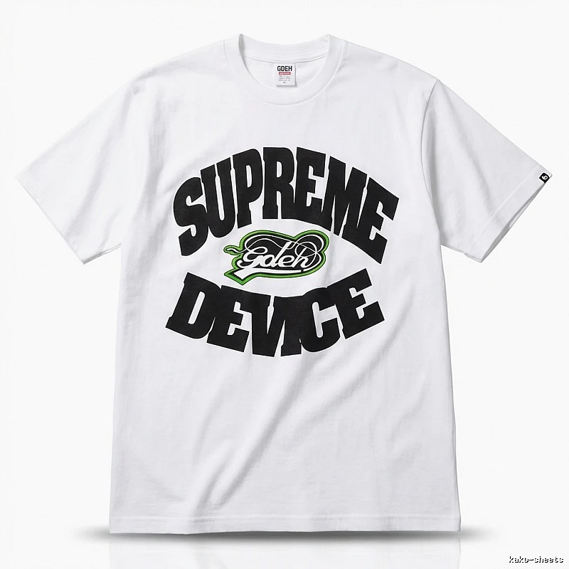 Supreme trendy brand white T-shirt