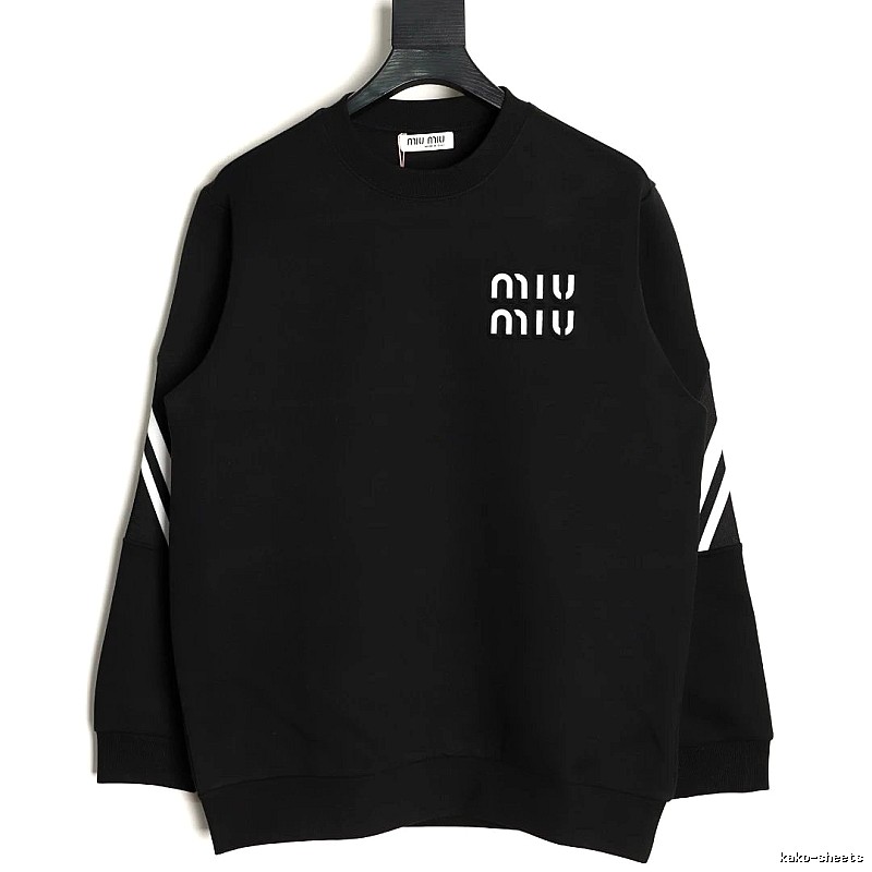 Sweatshirt by Miu Miu with Black Sweatshirt with White Miu