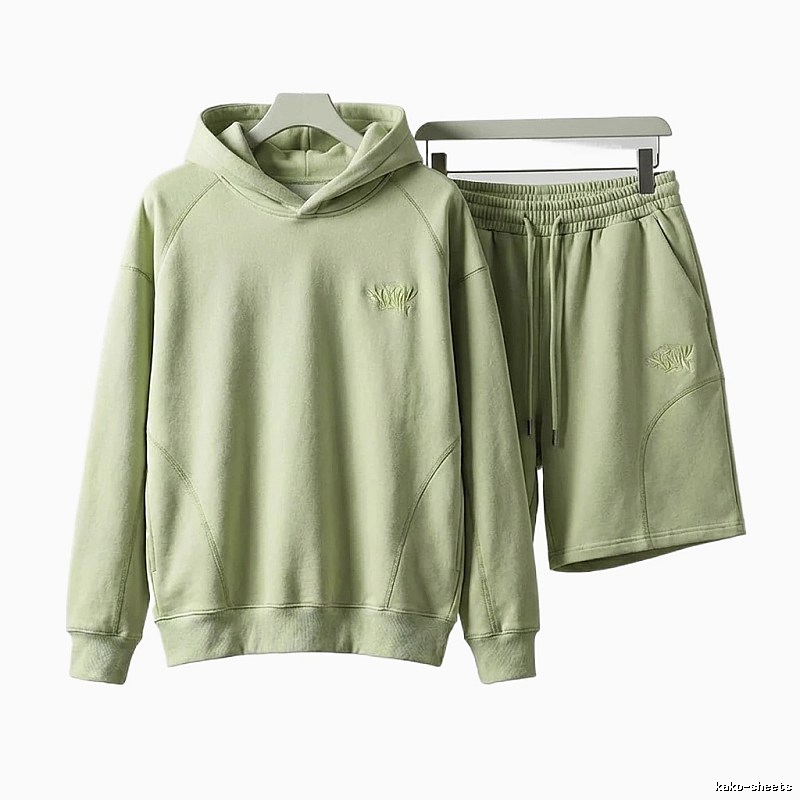 SynaWorld casual style light green suit