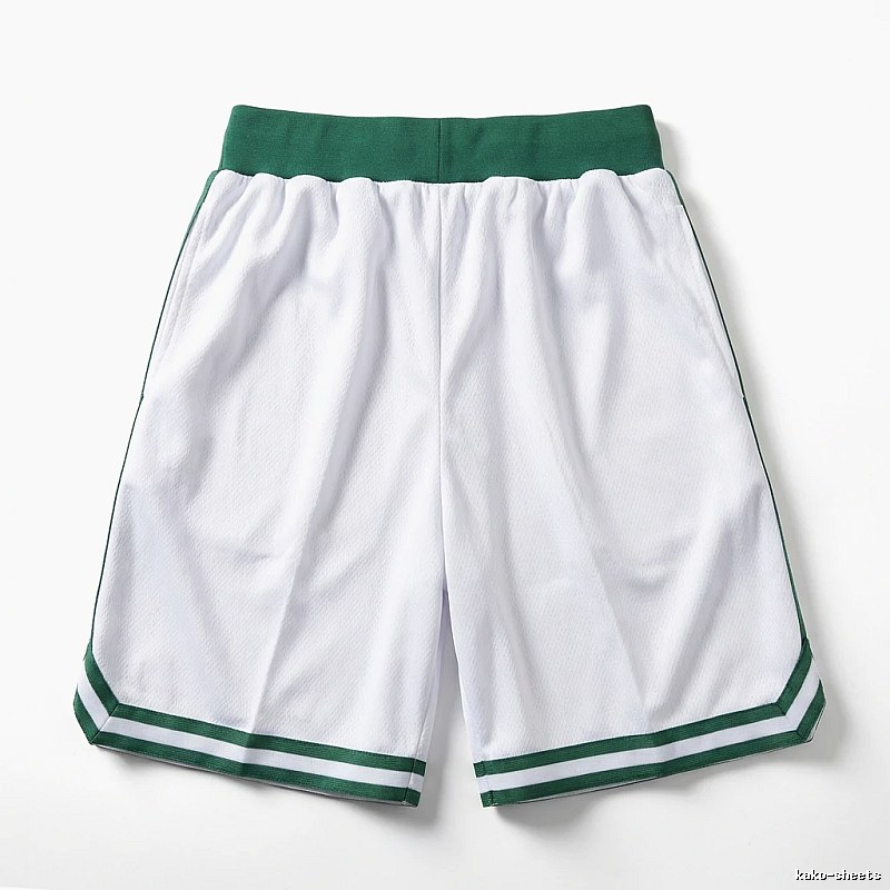 Tatum sporty white-green shorts
