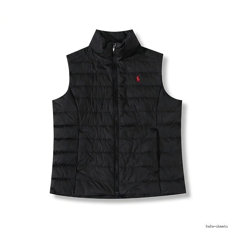 The classic black vest of Ralph Lauren