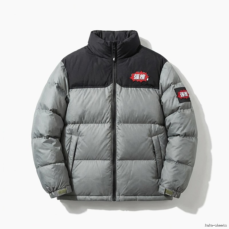 The North Face's strongly recommended Wind Grey Black down jacket