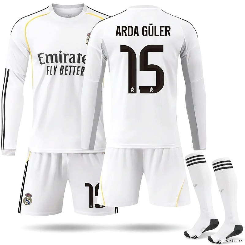 The white jersey series of Real Madrid Guler.