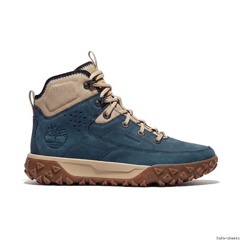 Timberland Outdoor Style Blue-Brown Boots